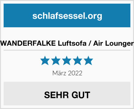  WANDERFALKE Luftsofa / Air Lounger Test