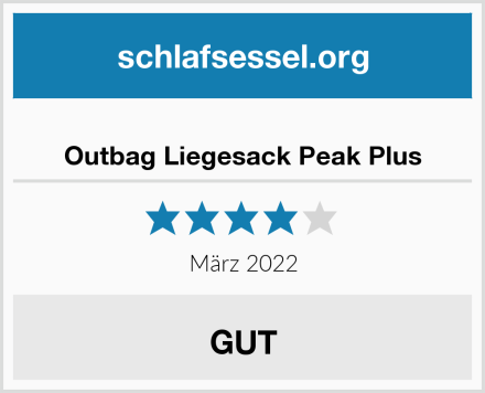  Outbag Liegesack Peak Plus Test