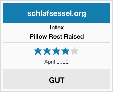 Intex Pillow Rest Raised Test