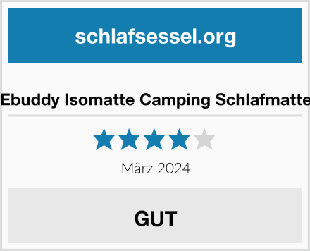  Ebuddy Isomatte Camping Schlafmatte Test