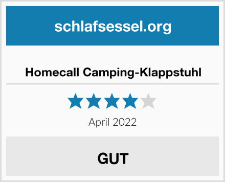  Homecall Camping-Klappstuhl Test