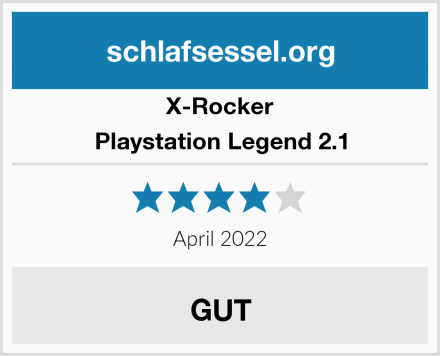 X Rocker Playstation Legend 2.1 Test