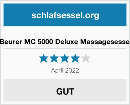  Beurer MC 5000 Deluxe Massagesessel Test