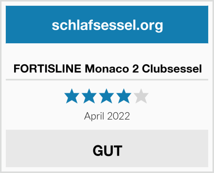  FORTISLINE Monaco 2 Clubsessel Test
