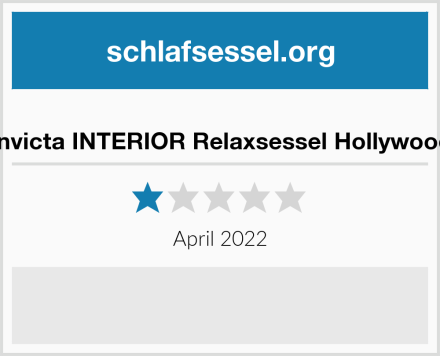  invicta INTERIOR Relaxsessel Hollywood Test