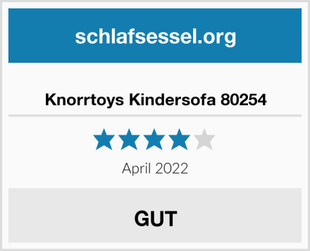  Knorrtoys Kindersofa 80254 Test
