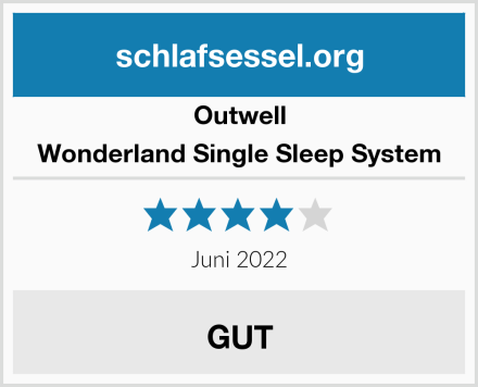 Outwell Wonderland Single Sleep System Test