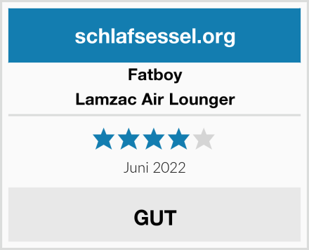 Fatboy Lamzac Air Lounger Test