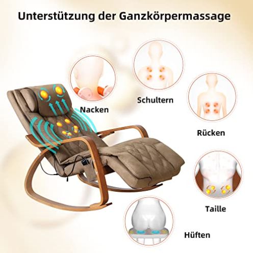  Asukale Massagesessel mit Wärmefunktion